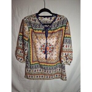 KYLA SEO Tunic Women's Multicolor Top Size M ( 1506)
